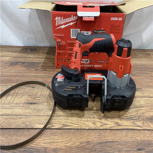 AS IS M12 12V Lithium-Ion Cordless Sub-Compact Band Saw (Tool-Only)