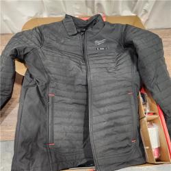 AS-IS Heated Jacket,Zipper,L,Polyester