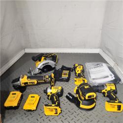 HOUSTON Location-AS-IS-Dewalt 20-Volt MAX ToughSystem Lithium-Ion 6-Tool Cordless Combo Kit APPEARS IN NEW Condition