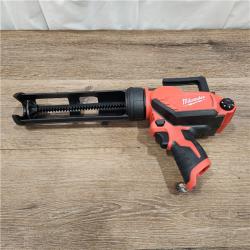 AS-IS Milwaukee M12 12- volt Lithium-Ion Cordless 10 oz. Caulk and Adhesive Gun Kit with (1) 1.5Ah Battery and Charger