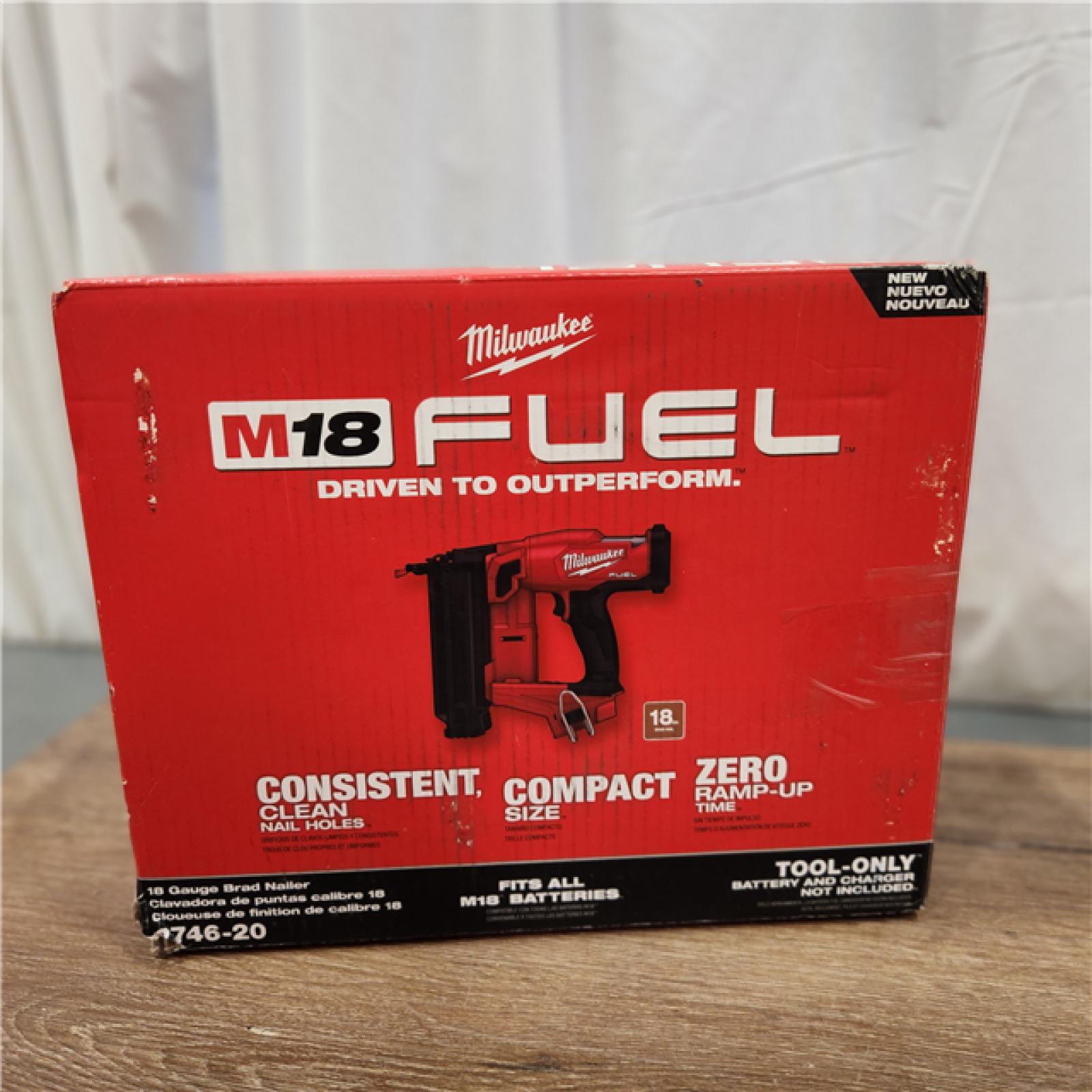 AS-IS Milwaukee M18 FUEL 18 Gauge Brad Nailer