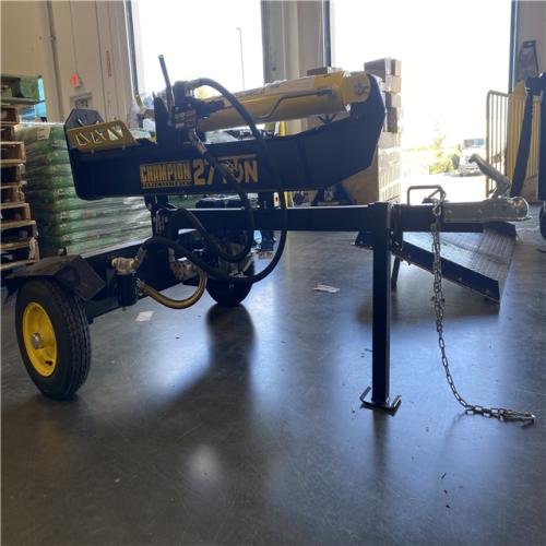 DALLAS LOCATION -AS-IS Champion Power Equipment 27 Ton 224 cc Gas Powered Hydraulic Wood Log Splitter