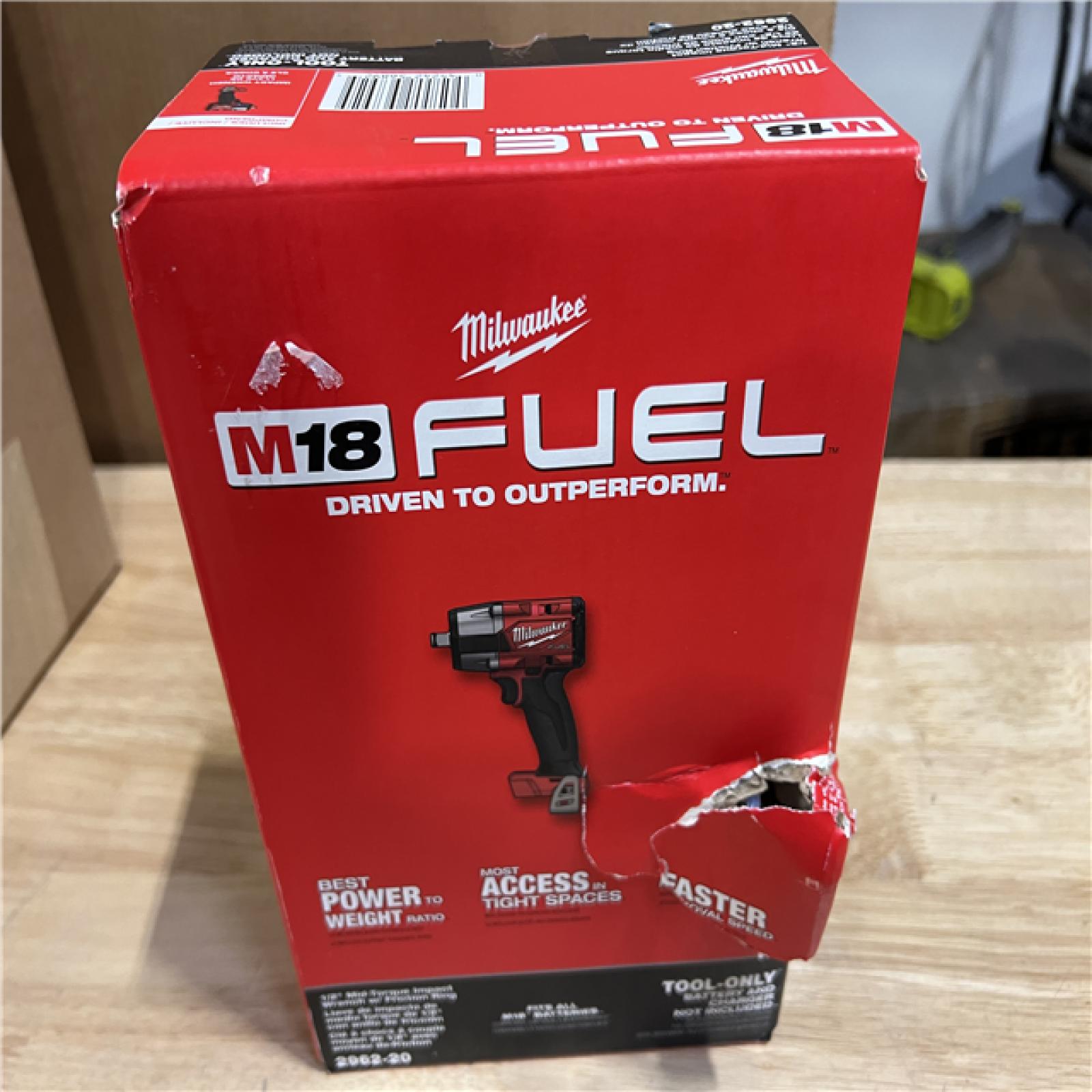 NEW! - Milwaukee M18 FUEL Gen-2 18V Lithium-Ion Brushless Cordless Mid Torque 1/2 in. Impact Wrench w/Friction Ring (Tool-Only)