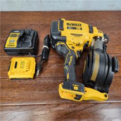 AS-IS DEWALT 20V MAX Brushless Cordless 15-Degree Roofing Nailer Kit