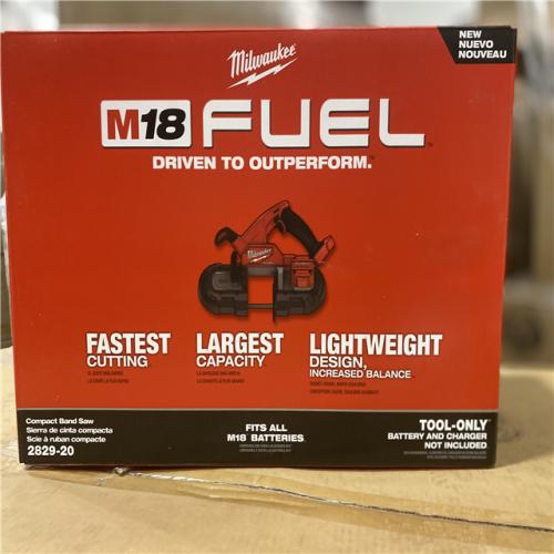 NEW! - Milwaukee M18 FUEL 18V Lithium-Ion Brushless Cordless Compact Bandsaw (Tool-Only)