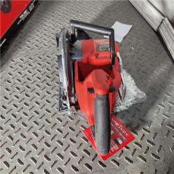 Houston location AS-IS Milwaukee 2830-20 Rear Handle Circular Saw M18 FUEL 7-1/4  Cordless Brushless Tool Only