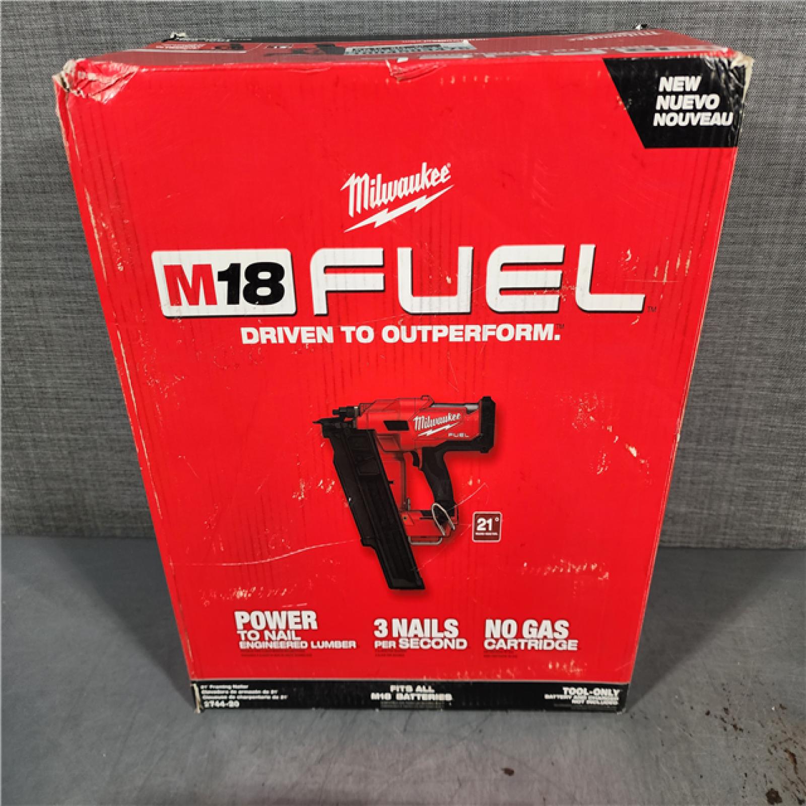 HOUSTON LOCATION - AS-IS Milwaukee 2744-20 M18 FUEL 21-Degree Cordless Framing Nailer (Tool Only)