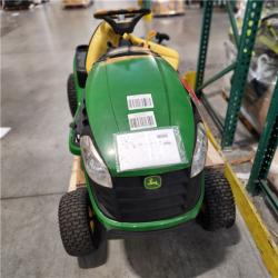 Dallas Location - As-Is John Deere E120 42-inch 20 HP Gas Hydrostatic Riding Lawn Tractor