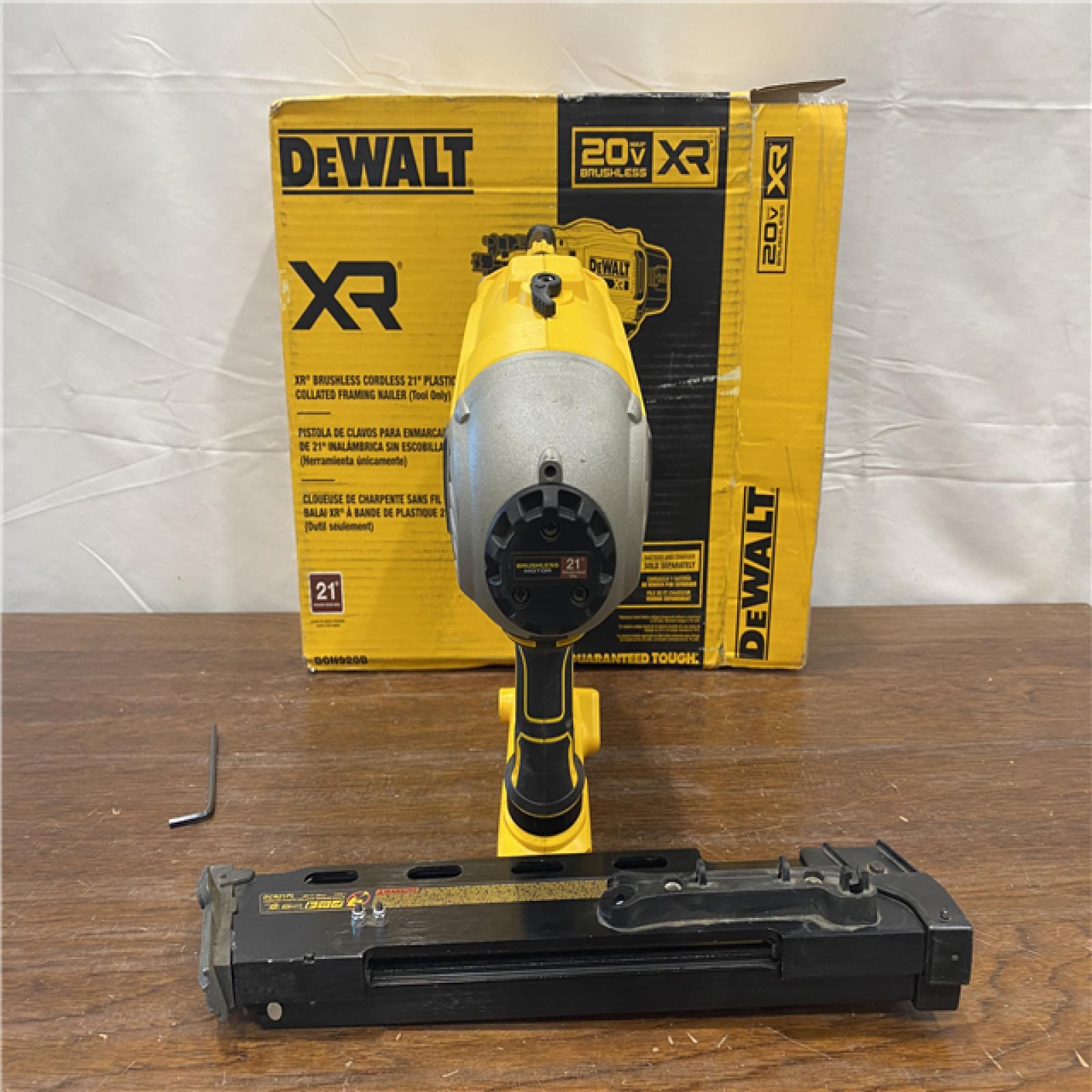 AS-IS DEWALT 20-Volt 21Â° Cordless Framing Nailer (Tool-Only)