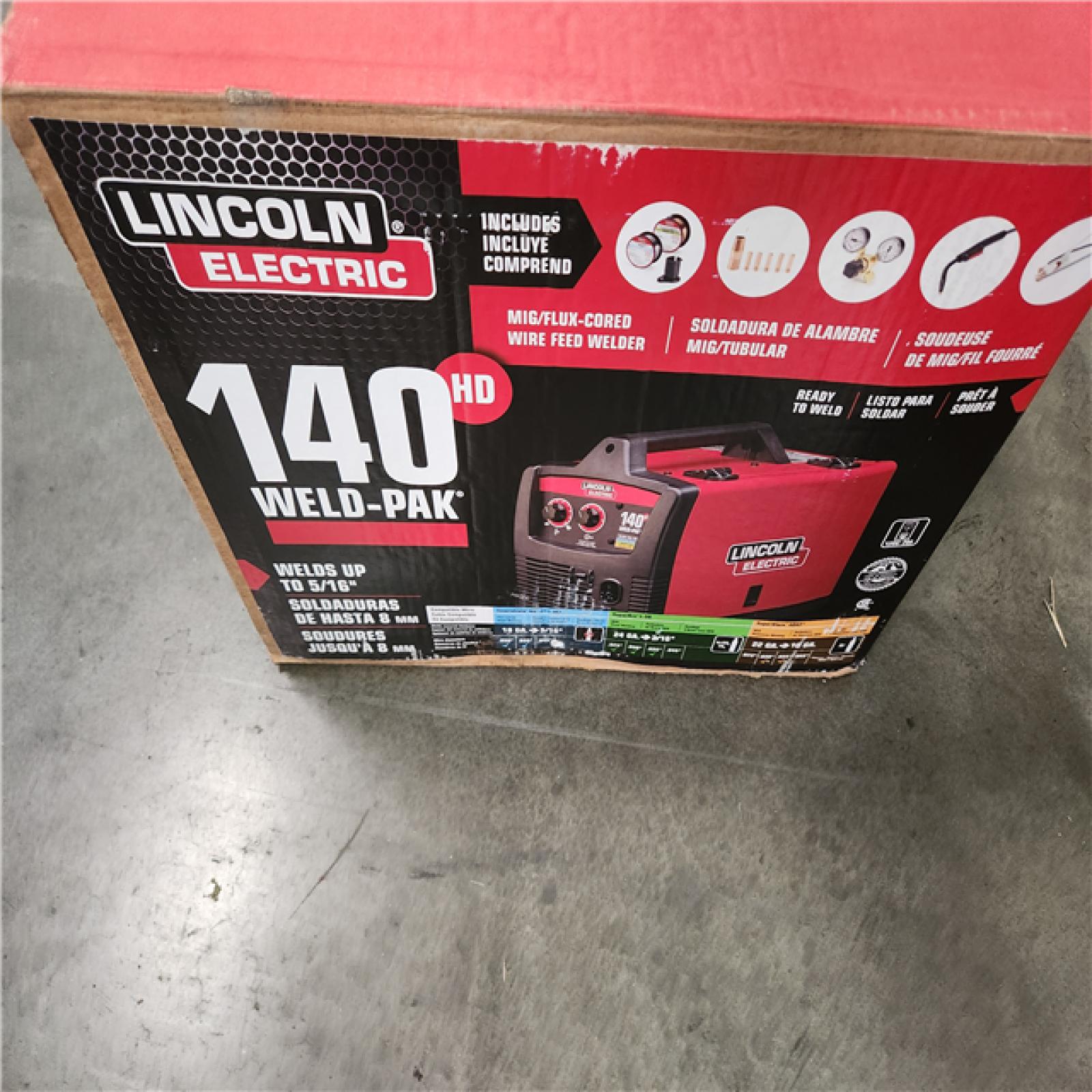 California AS-IS Lincoln Eletectric 140 Amp Weld Pak 140 HD