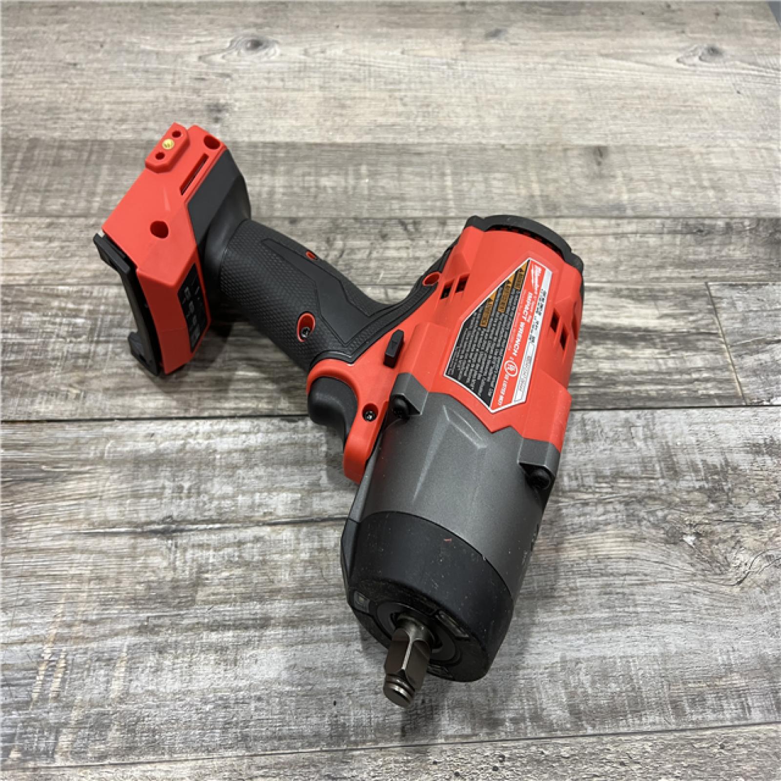 AS-IS Milwaukee M18 1/2 in. Cordless Brushless High Torque Impact Wrench Kit (Battery & Charger)