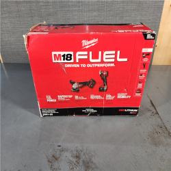 HOUSTON LOCATION - AS-IS (APPEARS LIKE NEW) M18 FUEL 18V Lithium-Ion Brushless Cordless Grinder & 3/8 in. Impact Wrench Combo Kit (2-Tool) W/ Two 5Ah Batteries