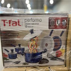 T-Fal Excite 14 Pc Nonstick Cookware Set, Bronze