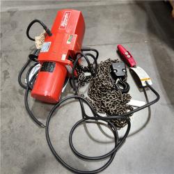 Dallas Location - As-Is Milwaukee 2-Ton 20 ft. Electric Chain Hoist