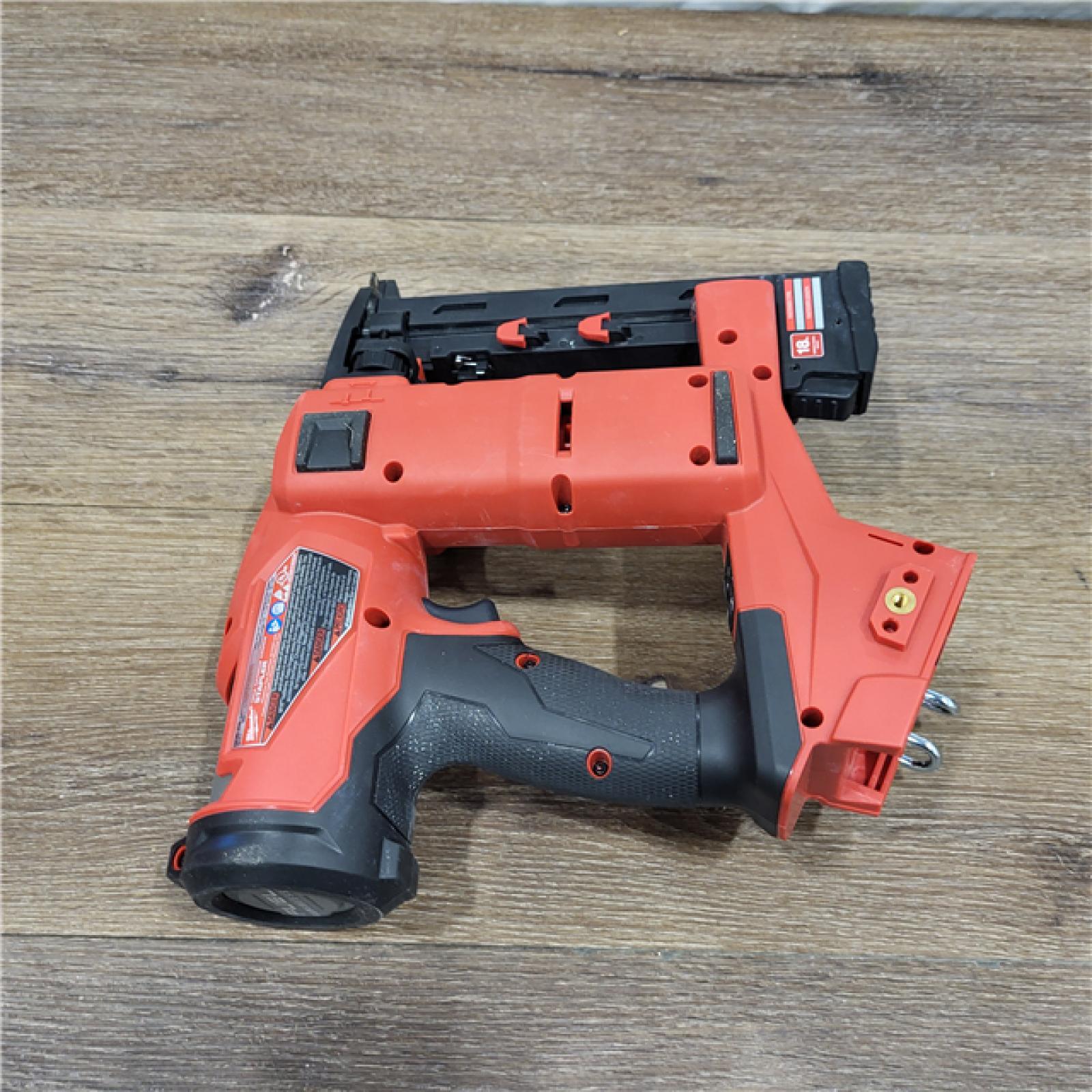 AS-IS M18 FUEL 18-Volt Lithium-Ion Brushless Cordless 18-Gauge 1/4 in. Narrow Crown Stapler (Tool-Only)