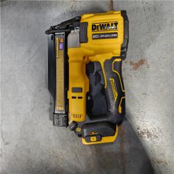 HOUSTON LOCATION - AS-IS DEWALT ATOMIC 20V MAX Lithium Ion Cordless 23 Gauge Pin Nailer Kit with 3.0Ah Battery and Charger