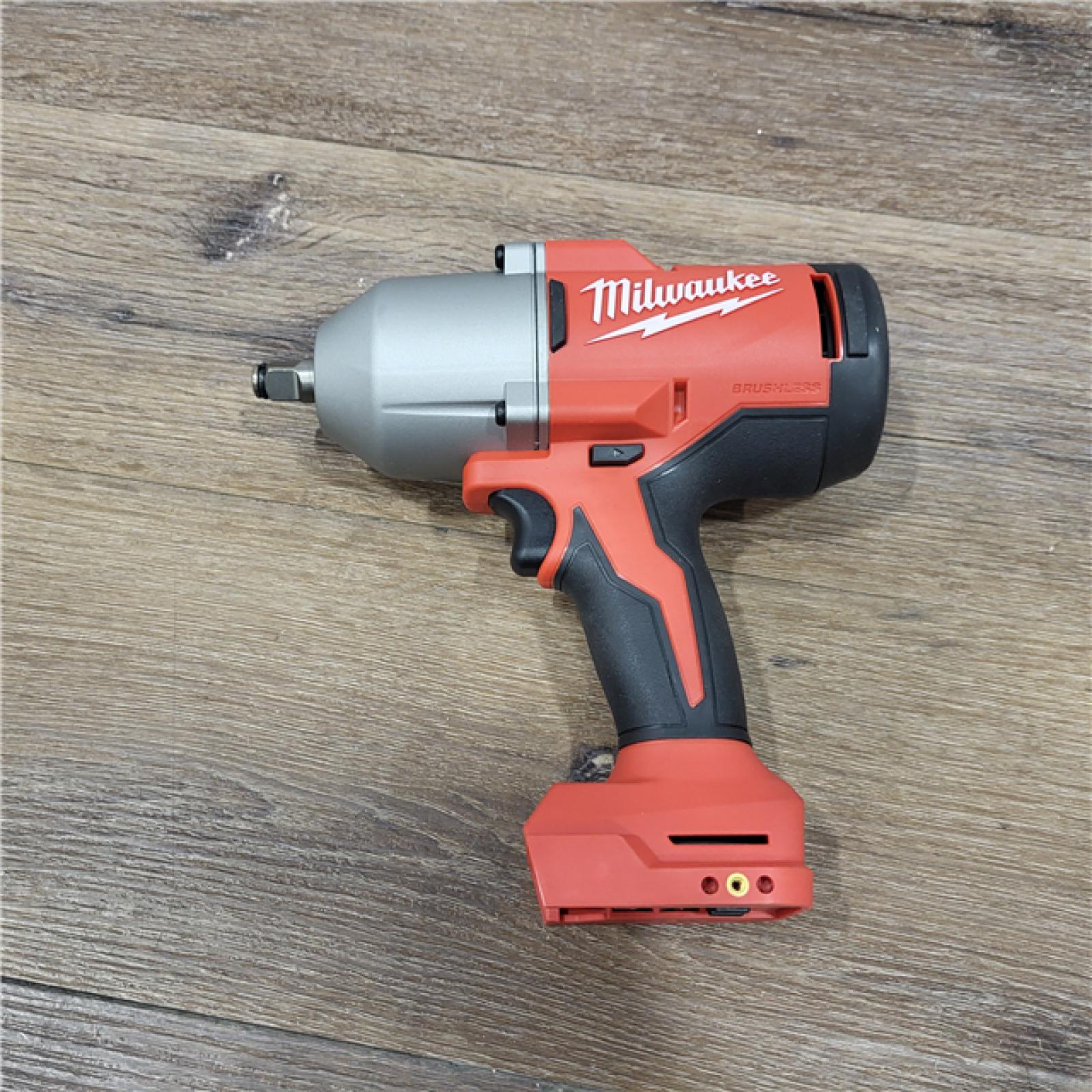 AS-IS Milwaukee 2666-20 M18 18-Volt Lithium-Ion Brushless 1/2 in. High Torque Impact Wrench with Friction Ring (Tool-Only)