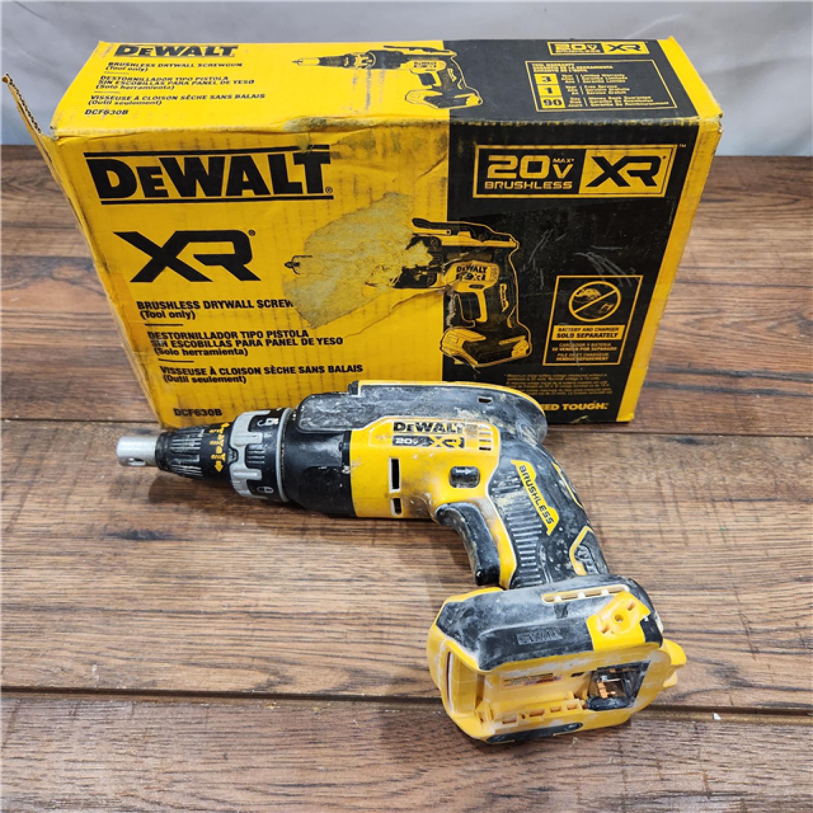 AS-IS DeWalt DCF630B 20V Cordless Brushless Screw Gun (Tool Only)