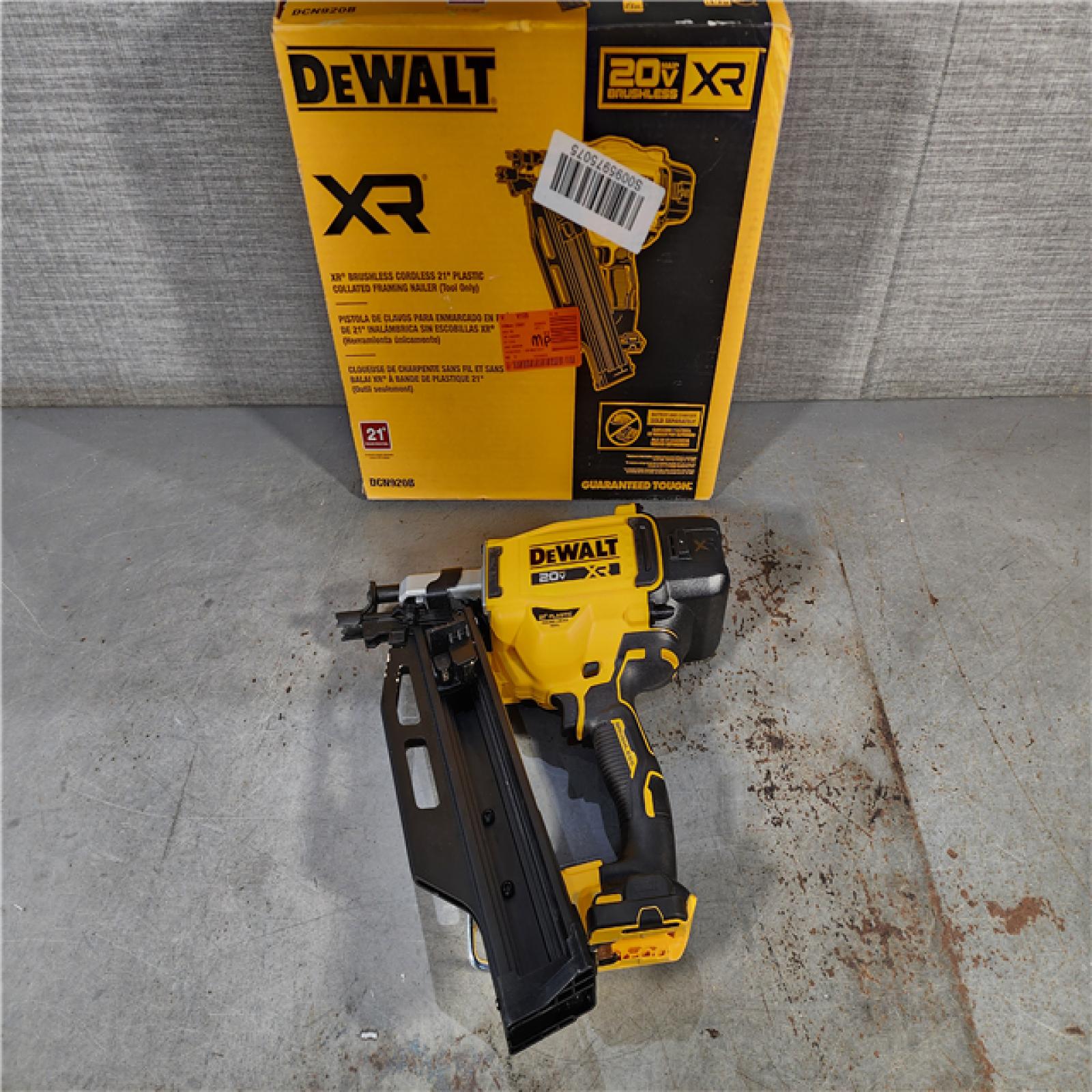 HOUSTON LOCATION - AS-IS DEWALT 20-Volt 21Â° Cordless Framing Nailer (Tool-Only)