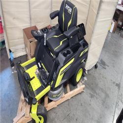 California AS-IS Ryobi 80V HP Brushless Battery Cordless Electric 30 in. Multi-Blade Mower with Battery and Charger