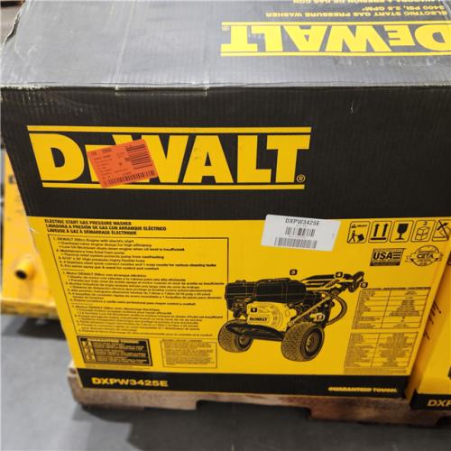 Dallas Location - As-Is DeWalt DXPW3425E 3400 PSI Gas Powered Pressure Washers-Appears Like New Condition