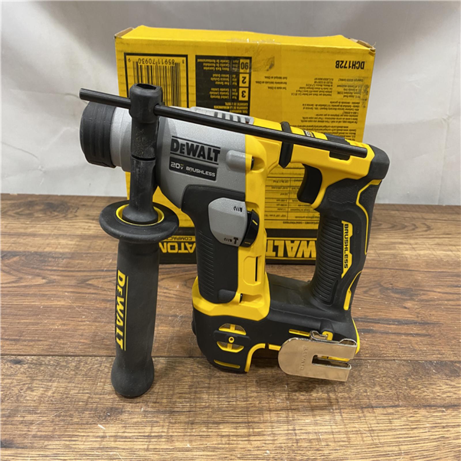 AS IS Dewalt DCH172B MAX Atomic 20V 5/8 Inch Brushless Cordless SDS Plus Rotary Hammer (Tool Only)