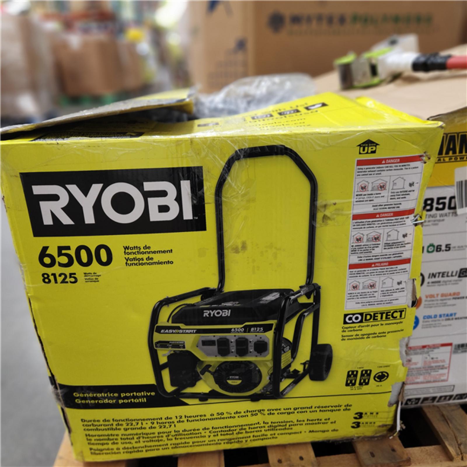 Dallas Location - As-Is RYOBI 6500 Watt Generator