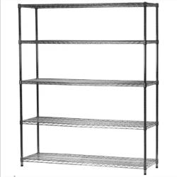 DALLAS LOCATION - HDX 5-Tier Commercial Grade Heavy Duty Steel Wire Shelving Unit in ChromeMax (60 in. W x 72 in. H x 18 in. D) PALLET - ( 7 UNITS)