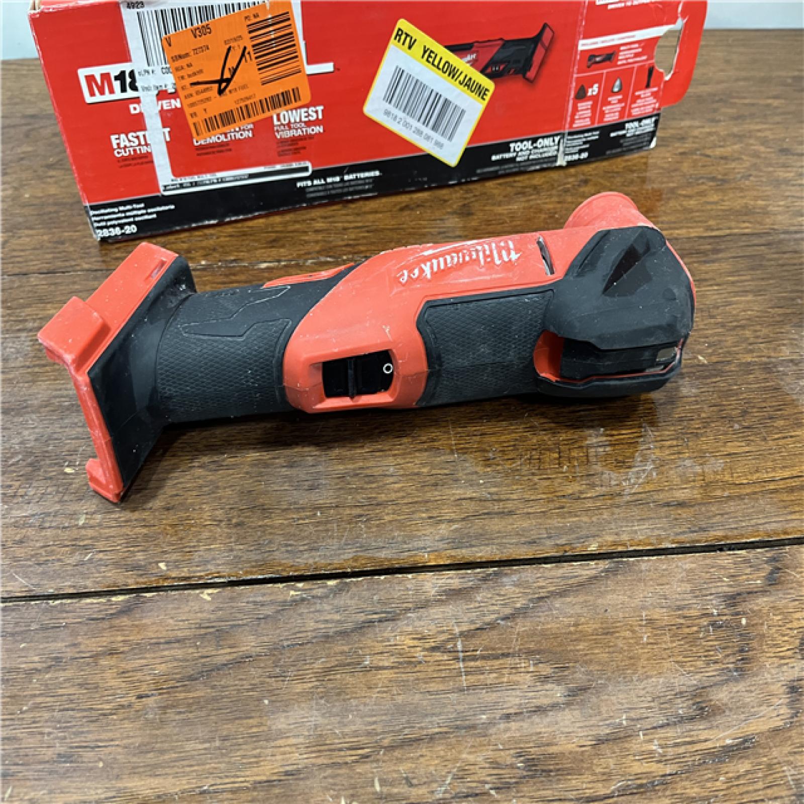 AS-ISMilwaukee 2836-20 18V Cordless Brushless Oscillating Multi-Tool (Tool Only)