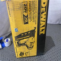 Houston location AS-IS DeWalt DCN660D1 20V 16 Gauge Cordless Angled Finish Nailer Kit W/ 2Ah Battery