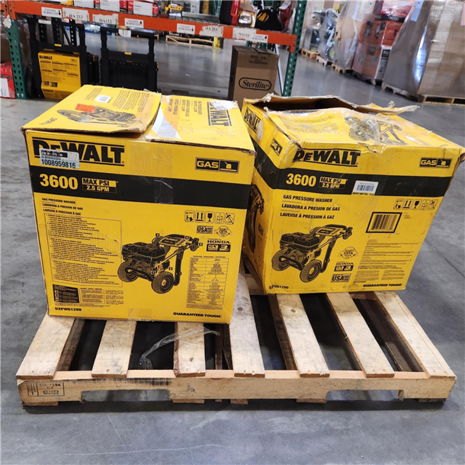 Dallas Location - As-Is DEWALT DXPW61299 3600 PSI 2.5 GPM Gas