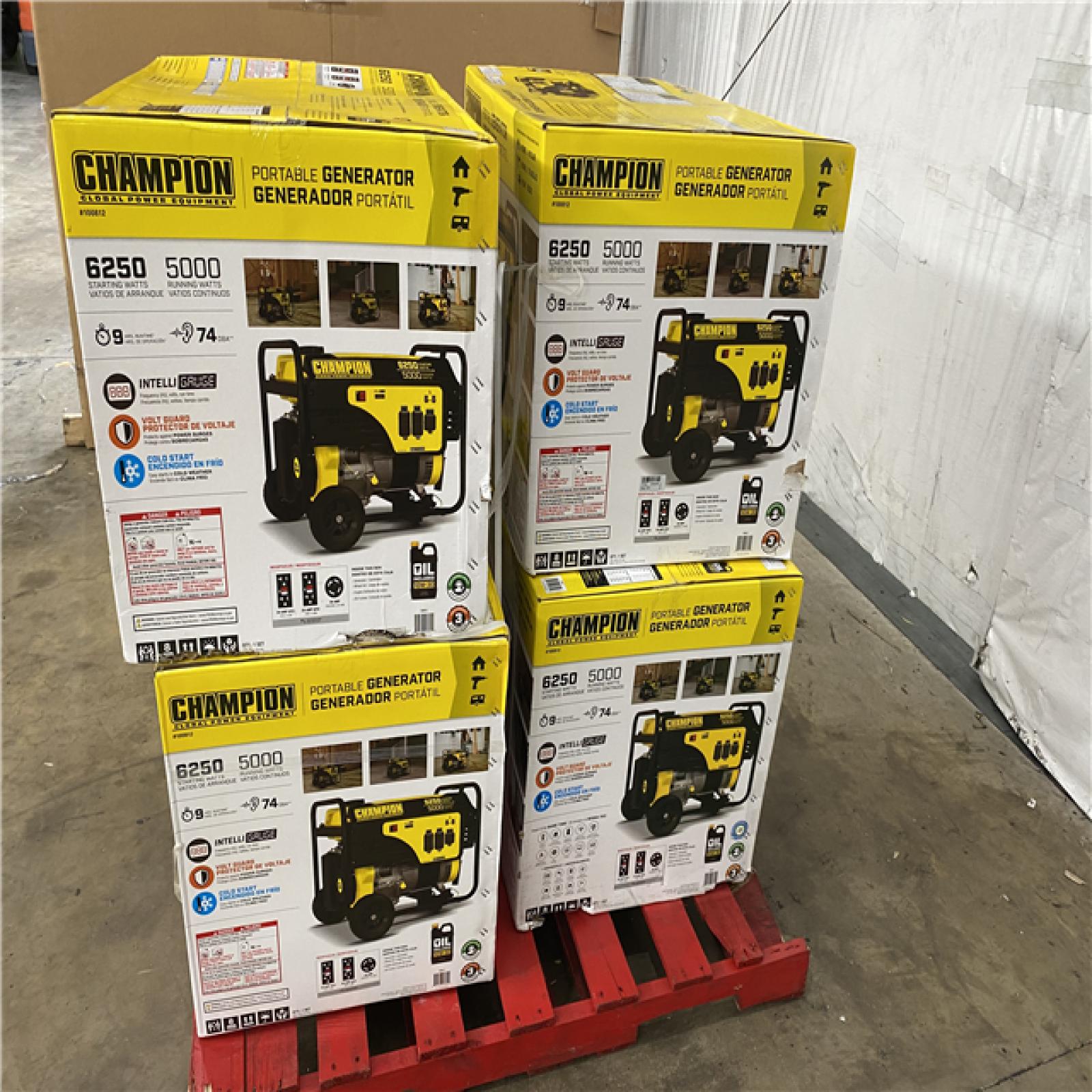 Houston Location AS IS - Champion Generator 6250 Watts