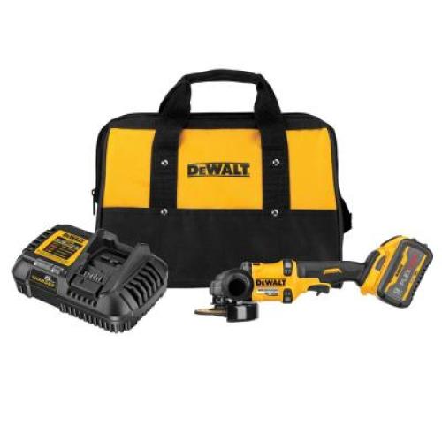 NEW FLEXVOLT 60-Volt MAX Brushless 4-1/2 in. - 6 in. Cordless Grinder with Kickback Brake Kit (D)