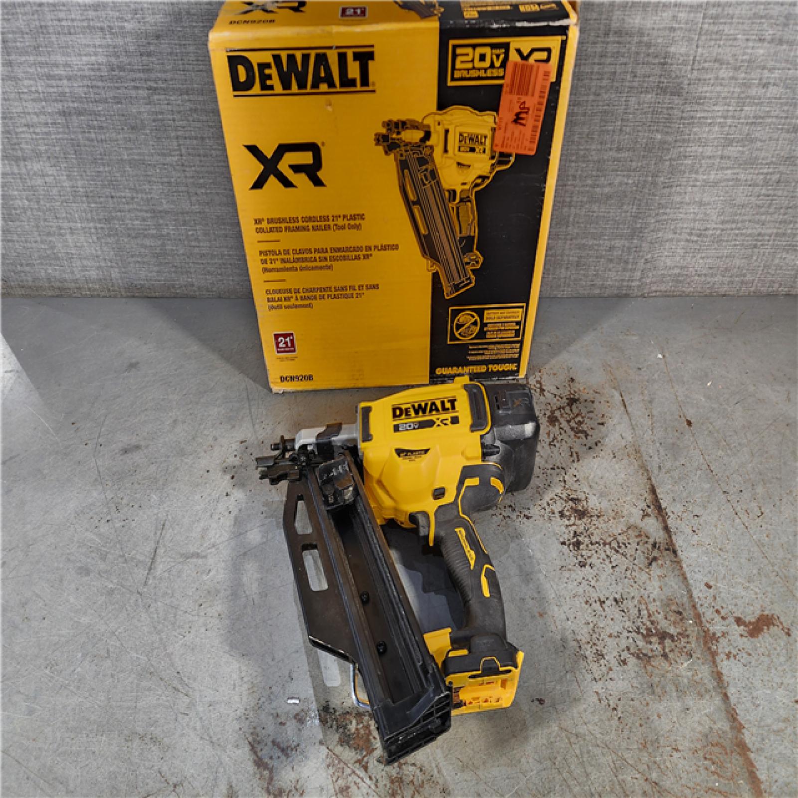 HOUSTON LOCATION - AS-IS DEWALT 20-Volt 21Â° Cordless Framing Nailer (Tool-Only)