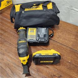 AS-IS DEWALT ATOMIC 20V MAX Lithium-Ion Cordless Oscillating Tool Kit with 4.0Ah Battery, Charger and Kit Bag