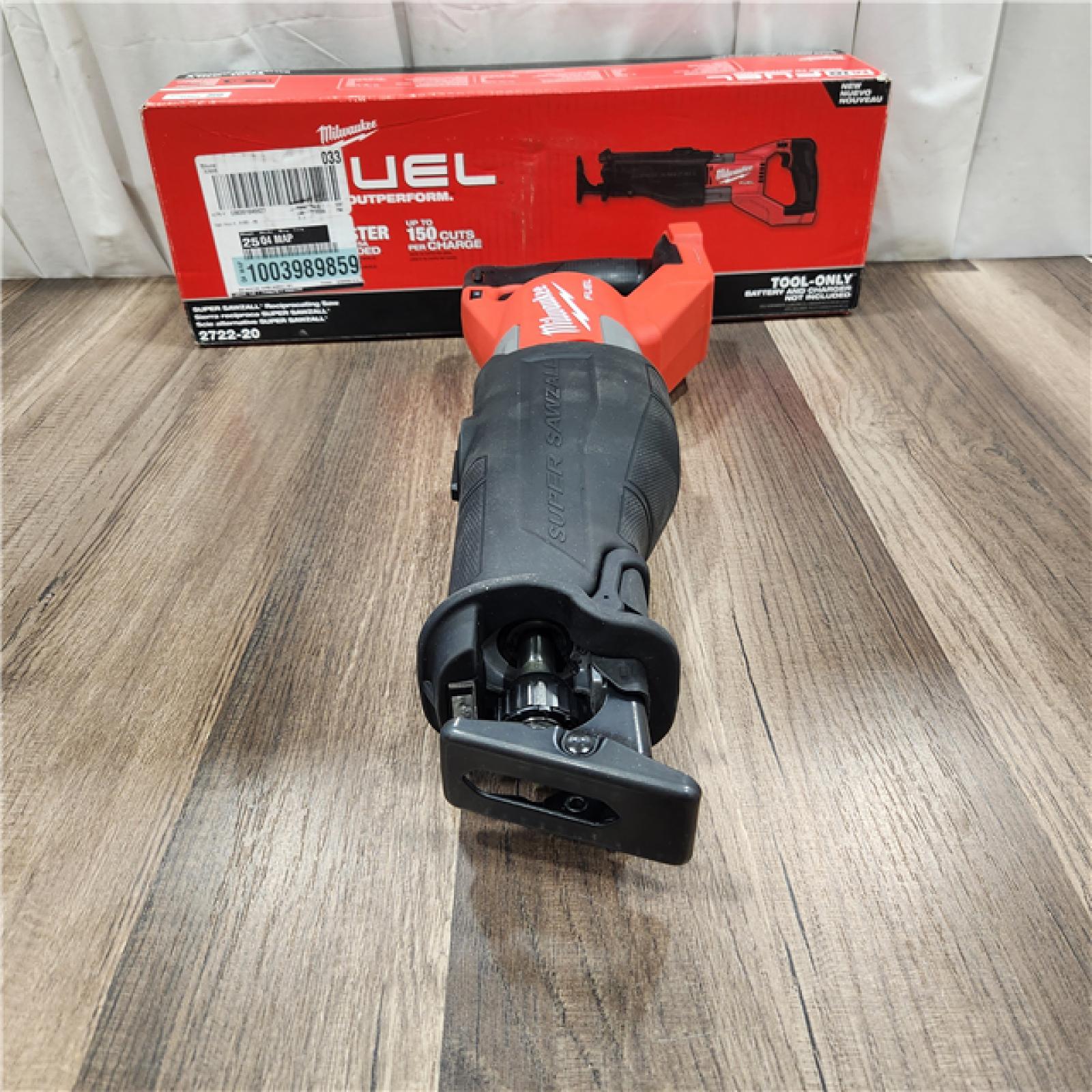 AS IS Milwaukee M18 Fuel 18V Brushless Super Sawzall Reciprocating Saw 2722-20 (Bare Tool)