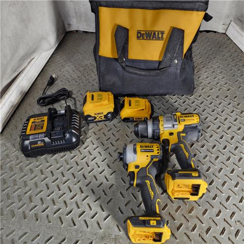 HOUSTON LOCATION - AS-IS DEWALT 2 TOOL COMBO KIT W/(2) BATTERY & CHARGER