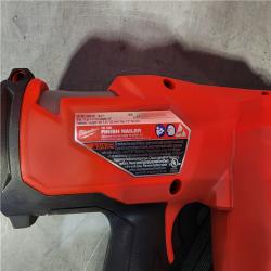 HOUSTON LOCATION - AS-IS (APPEARS LIKE NEW) Milwaukee 2839-20 M18 FUEL 15 Ga. 18 Volt Brushless Angled Finish Nailer (TOOL ONLY)