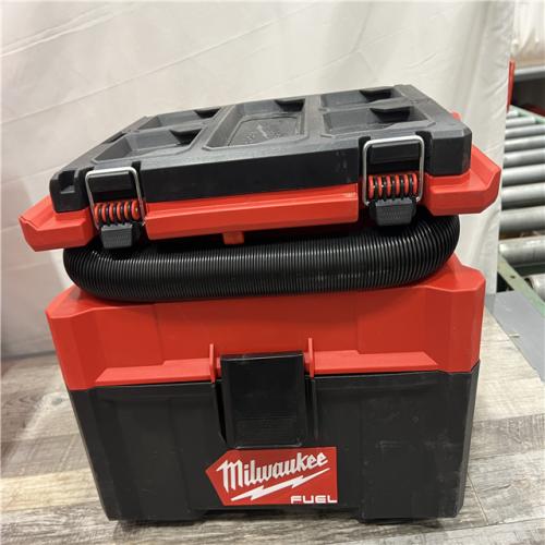 AS-IS MILWAUKEE M18 FUEL PACKOUT 18-Volt Lithium-Ion Cordless 2.5 Gal. Wet/Dry Vacuum (Vacuum-Only)