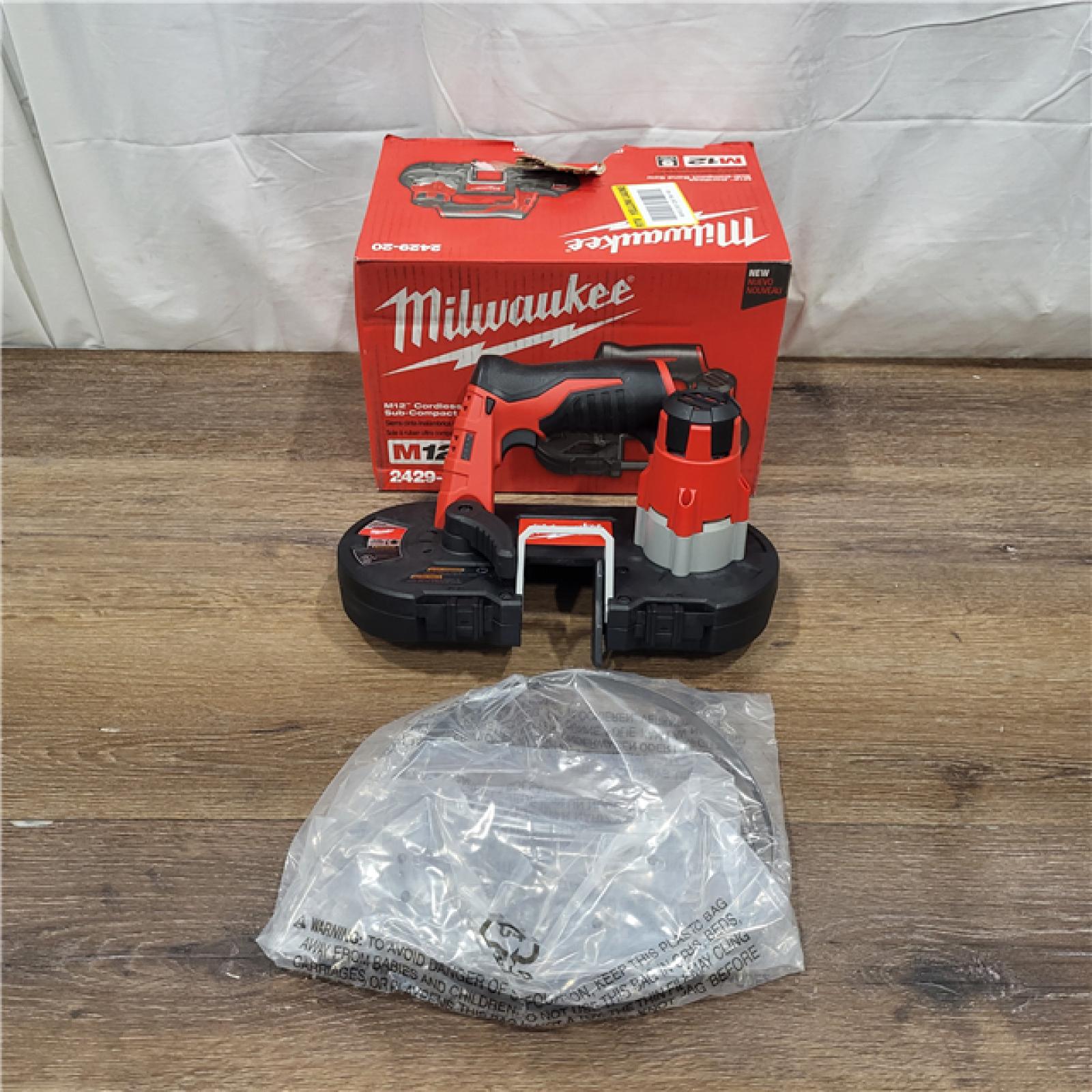 AS-IS M12 12V Lithium-Ion Cordless Sub-Compact Band Saw (Tool-Only)