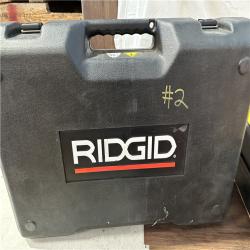 California AS-IS Ridgid Pro Press Tool Kit, Includes 2 Batteries, Charger & Hard Case