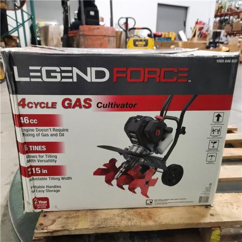 DALLAS LOCATION - AS-IS 	Legend Force 15 in. 46 Cc Gas Powered 4-Cycle Gas Cultivator