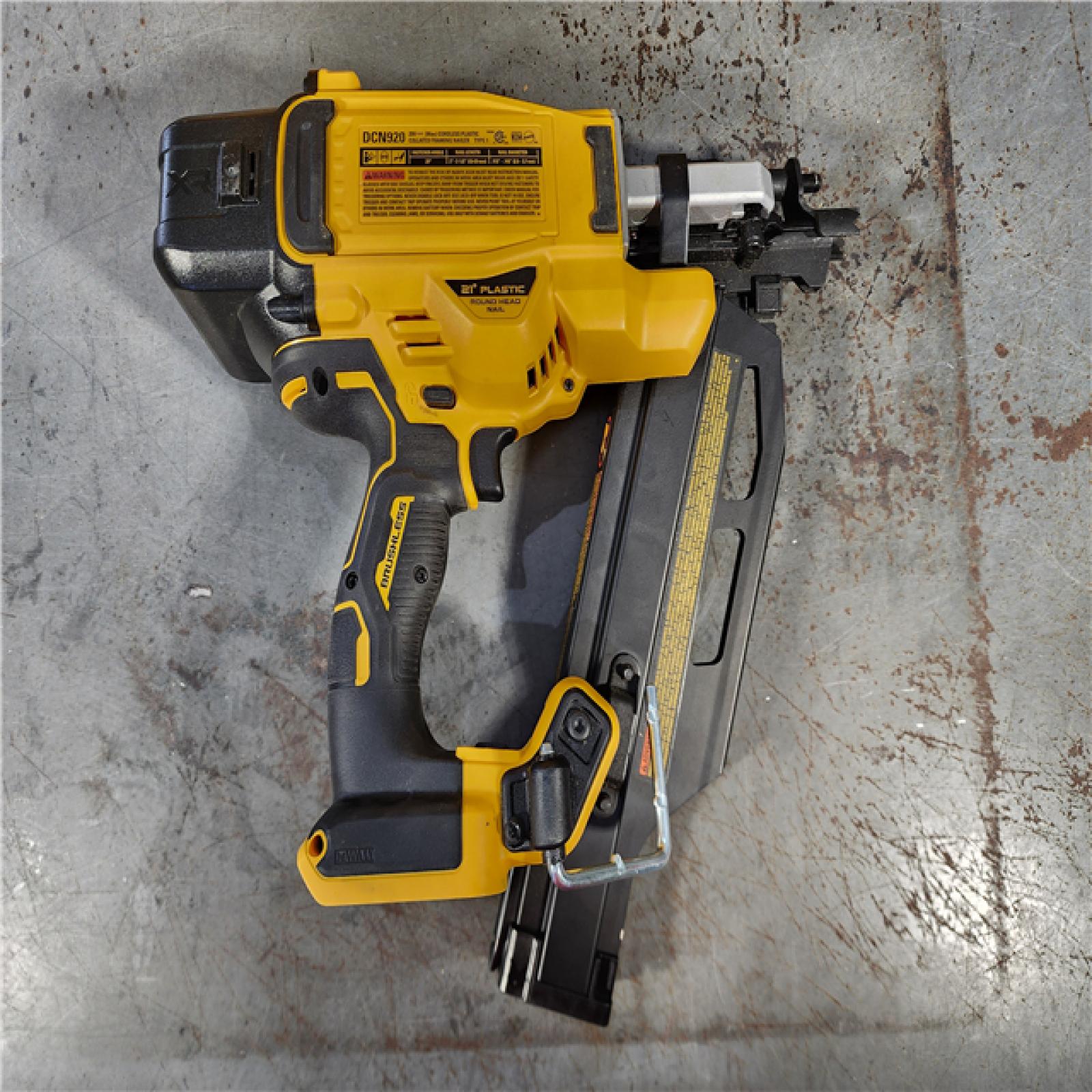 HOUSTON LOCATION - AS-IS DEWALT 20-Volt 21Â° Cordless Framing Nailer (Tool-Only)