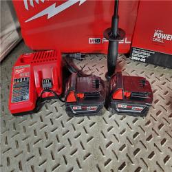 HOUSTON LOCATION - AS-IS Milwaukee M18 FUEL 18V Lithium-Ion Brushless Cordless Hammer Drill and Impact Driver Combo Kit (2-Tool) with 2 Batteries