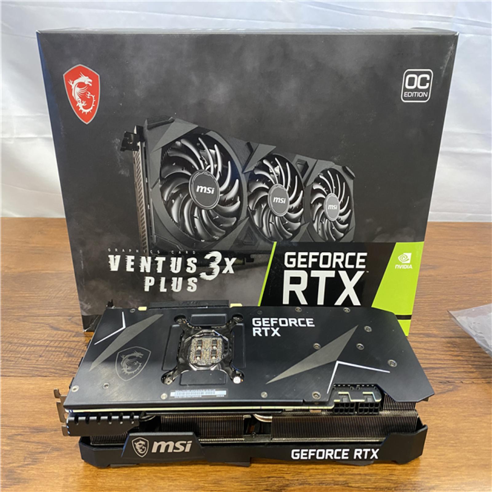 AS-IS MSI NVIDIA GeForce RTX 3080 Ventus 3X Plus LHR Overclocked Triple ...