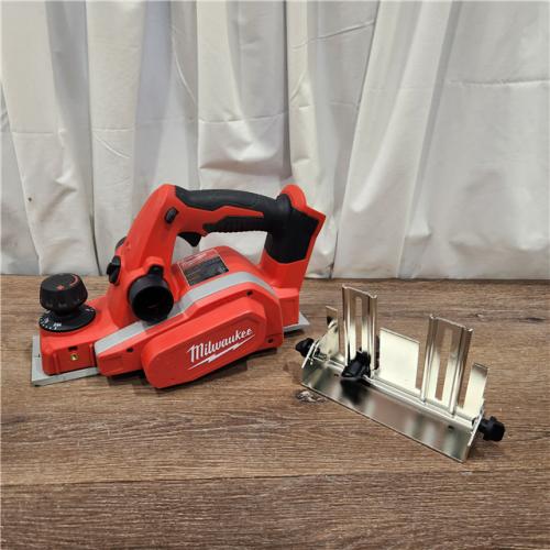 AS-IS Milwaukee M18 18-Volt Lithium-Ion Cordless 3-1/4 in. Planer (Tool-Only)