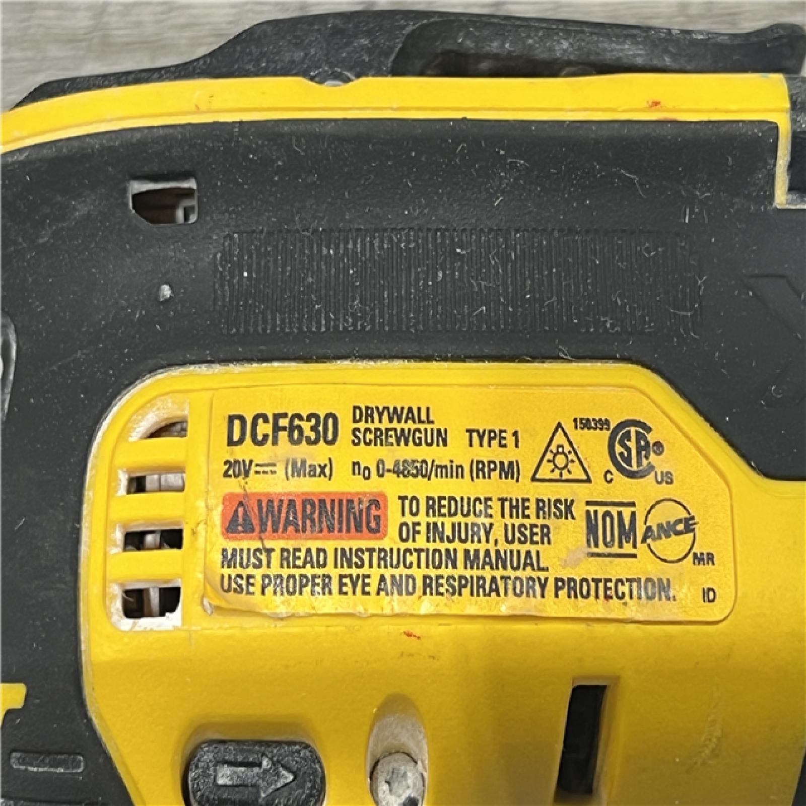 AS-IS DeWalt DCF630B 20V Cordless Brushless Screw Gun (Tool Only)