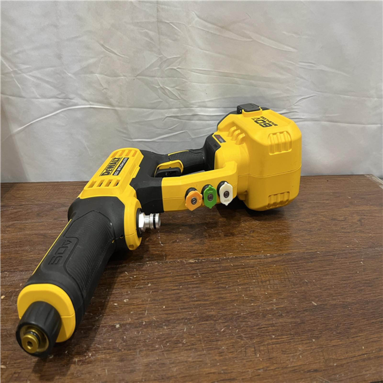 AS-ISDEWALT FLEXVOLT 60V MAX 1000 PSI 1.0 GPM Cold Water Cordless Battery Power Cleaner (Tool Only)