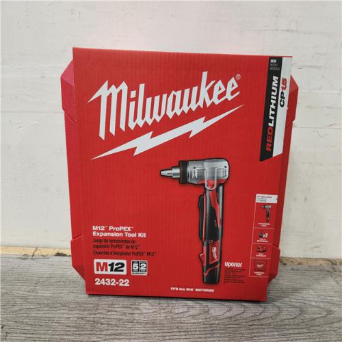 Phoenix Location NEW Milwaukee M12 12-Volt Lithium-Ion Cordless ProPEX Expansion Tool Kit with (2) 1.5Ah Batteries, (3) Expansion Heads and Hard Case