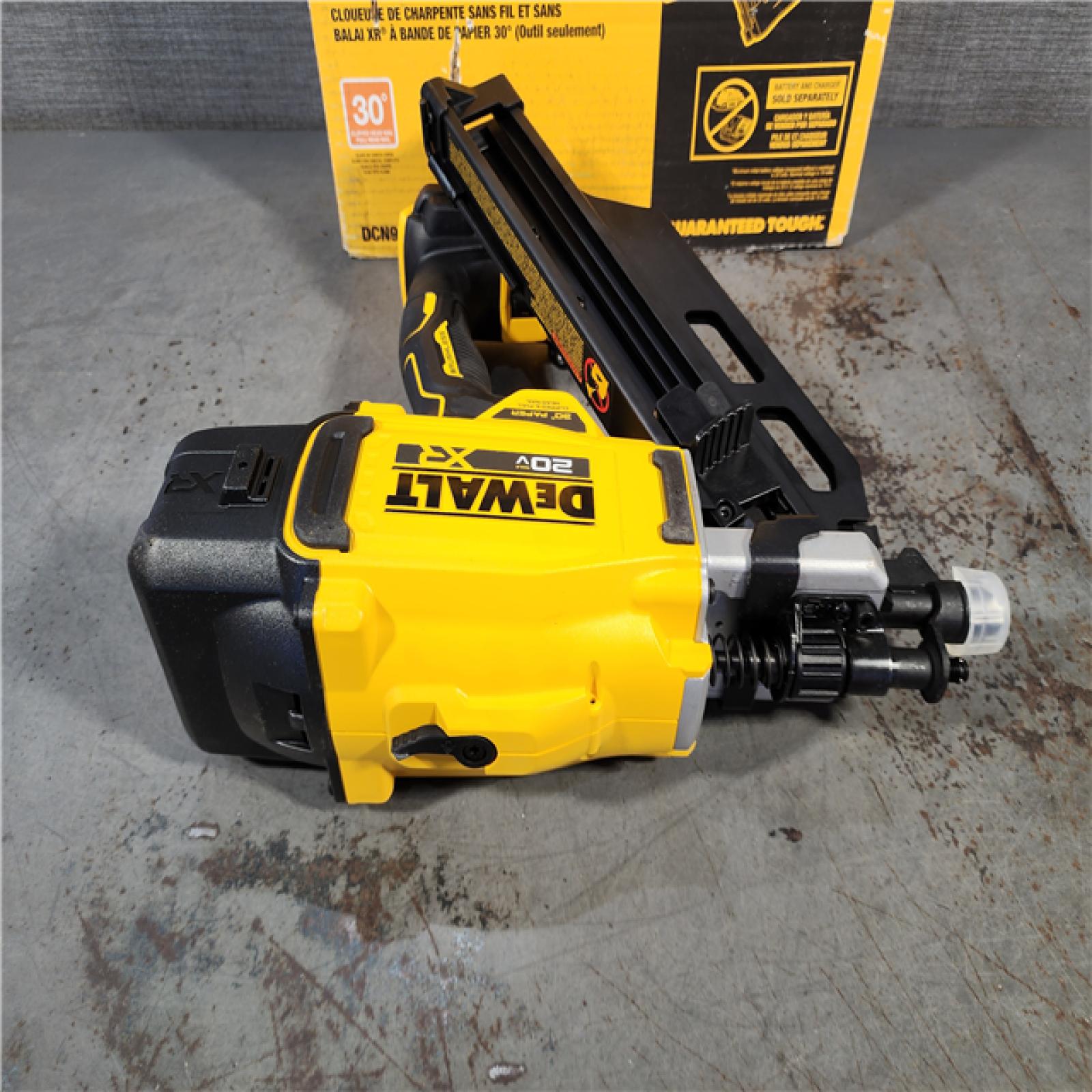 HOUSTON LOCATION - AS-IS DEWALT 20-Volt 30Â° Cordless Framing Nailer (Tool-Only)